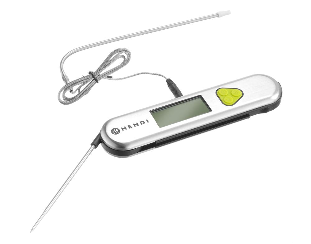 Thermometer, klappbar und mit Infrarot, Silber, 175x40x(H)22mm