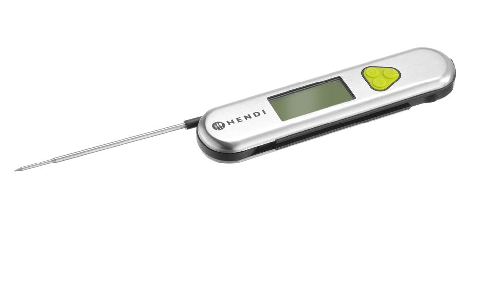 Thermometer, klappbar und mit Infrarot, Silber, 175x40x(H)22mm