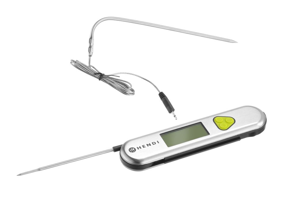 Thermometer, klappbar und mit Infrarot, Silber, 175x40x(H)22mm