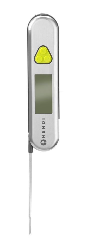 Thermometer, klappbar und mit Infrarot, Silber, 175x40x(H)22mm