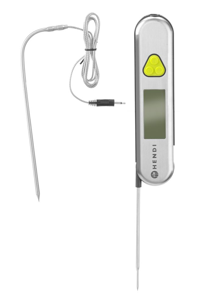 Thermometer, klappbar und mit Infrarot, Silber, 175x40x(H)22mm
