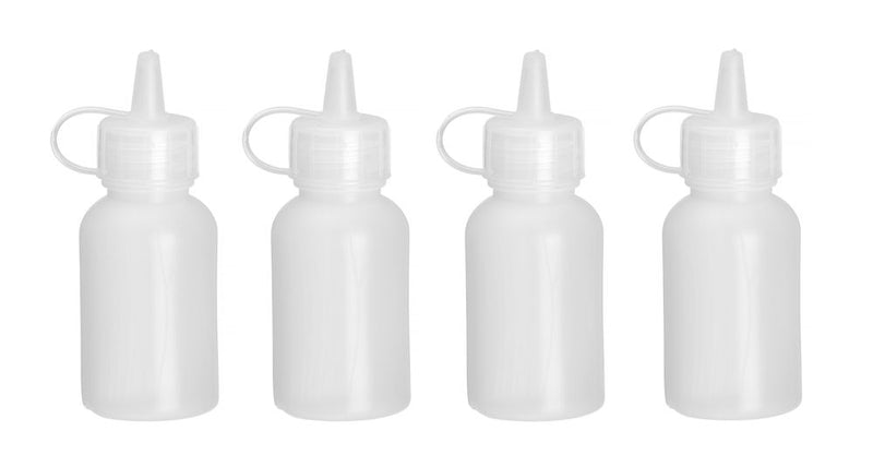 Mini-Spenderflaschen - 4er-Set, Transparent – 0,03L