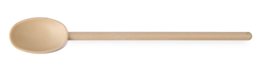 Kochlöffel aus Exoglas, Holz hell – 385x60mm